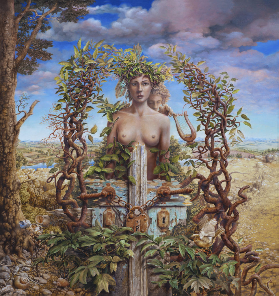 DAFNÉ,75X70,OLEJ,PLÁTNO,2015